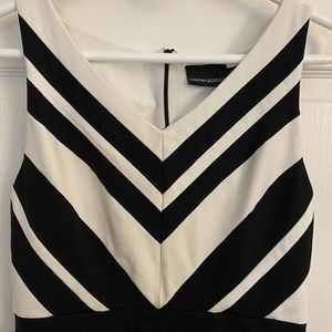 Cynthia Rowley Black & White A line dress